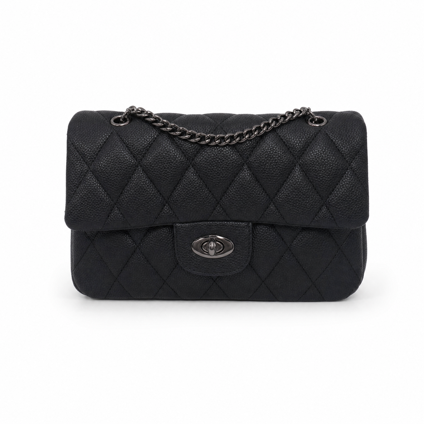 Margot Quilted Flap – Black – Studio