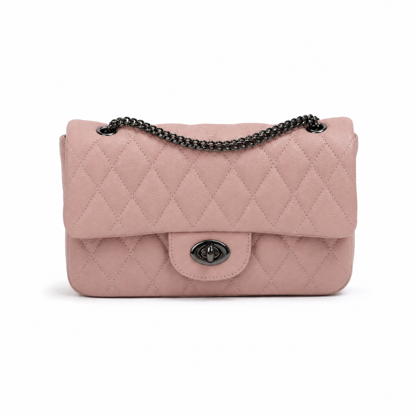 Margot Quilted Flap – Blush – Studio