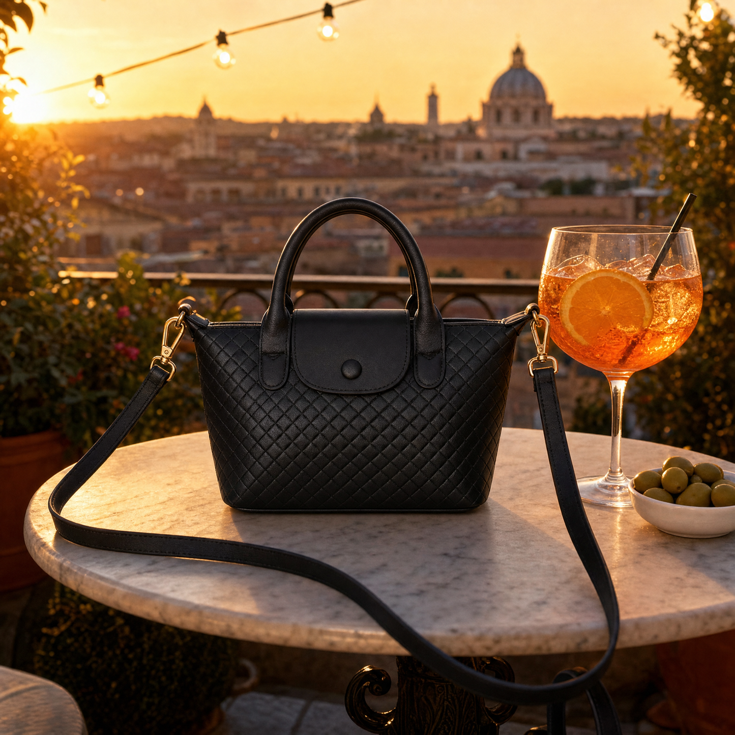 Mia Quilted Mini Bag