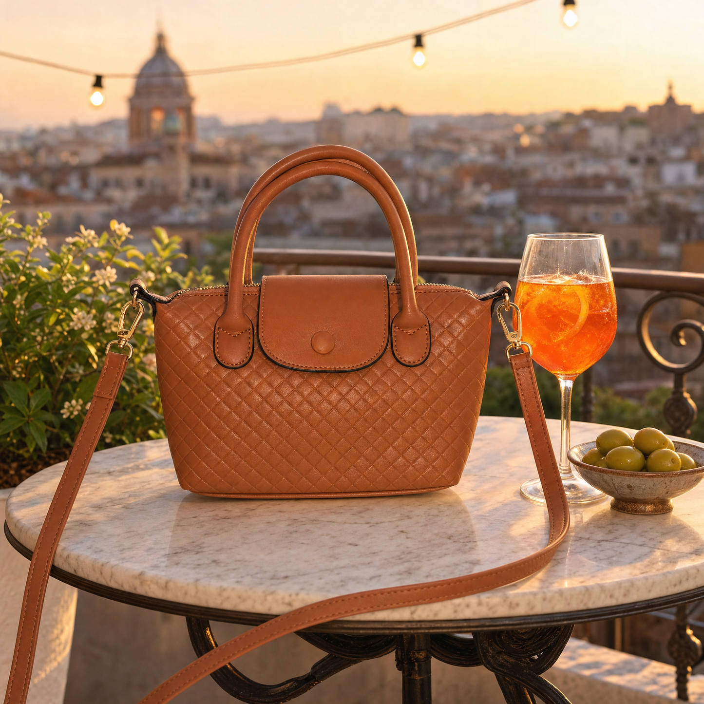 Mia Quilted Mini Bag