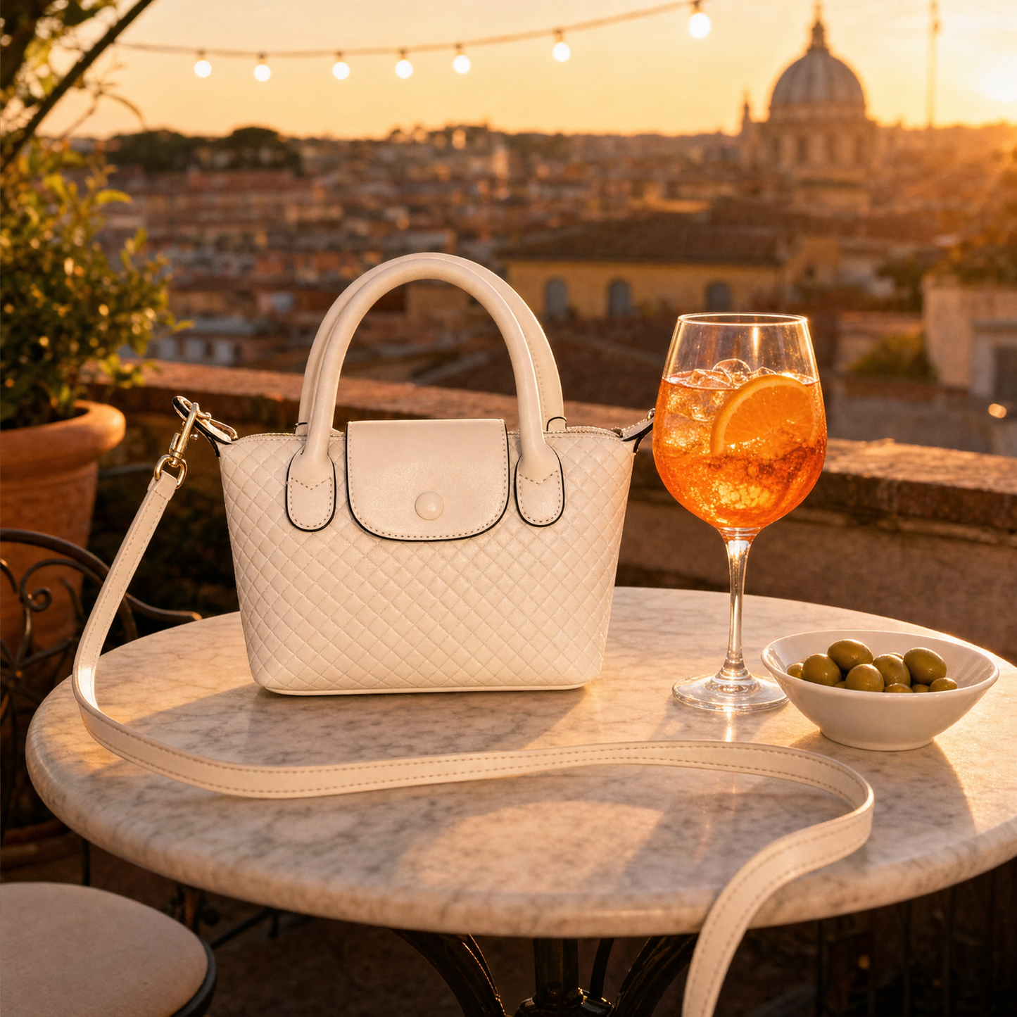 Mia Quilted Mini Bag